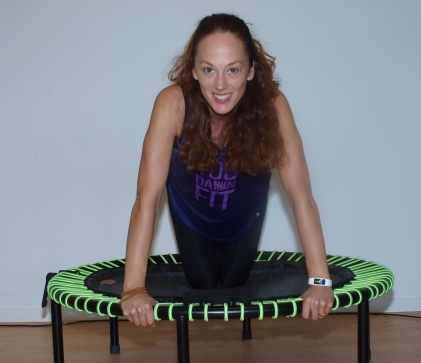 Trampolin mit Claudia